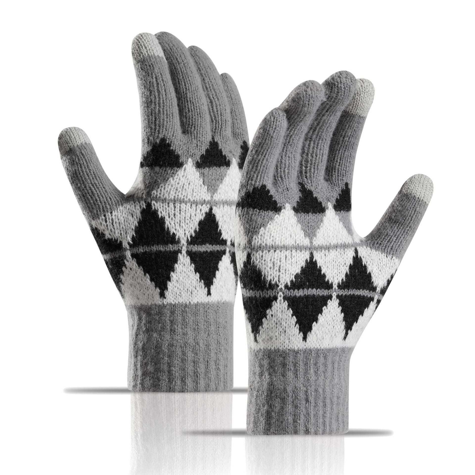 New Knitted Gloves For Men And Women In Autumn And Winter - globaltradeleader