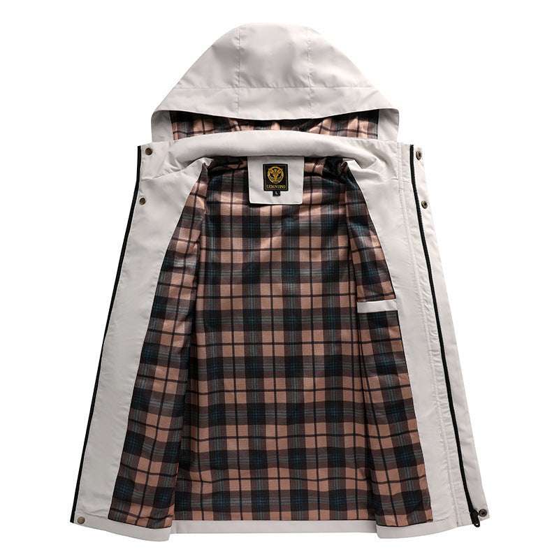 Coat Foreign Trade Hooded Jacket Waterproof Hooded Outdoor - globaltradeleader