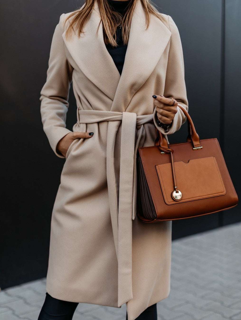Woolen coat trench coat - globaltradeleader