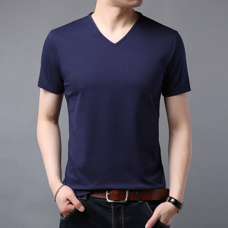 V-neck short sleeve T-shirt - globaltradeleader