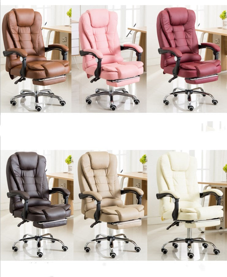 Office Chair Recliner Lift Ergonomic Swivel Chair Household Computer Chair Simple Chair - globaltradeleader