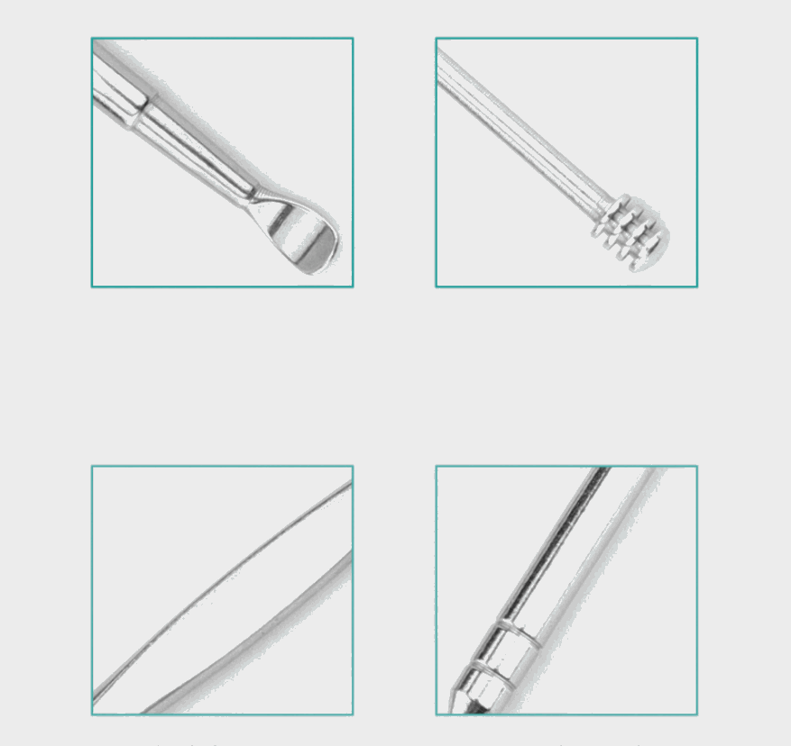 Multifunctional Stainless Steel Safety Ear-cutting Double Head