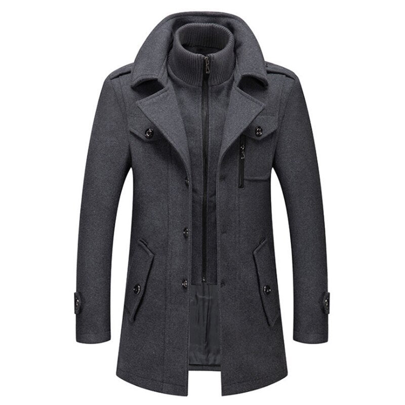 Cold-resistant Plus Cotton Woolen Men's Jacket - globaltradeleader