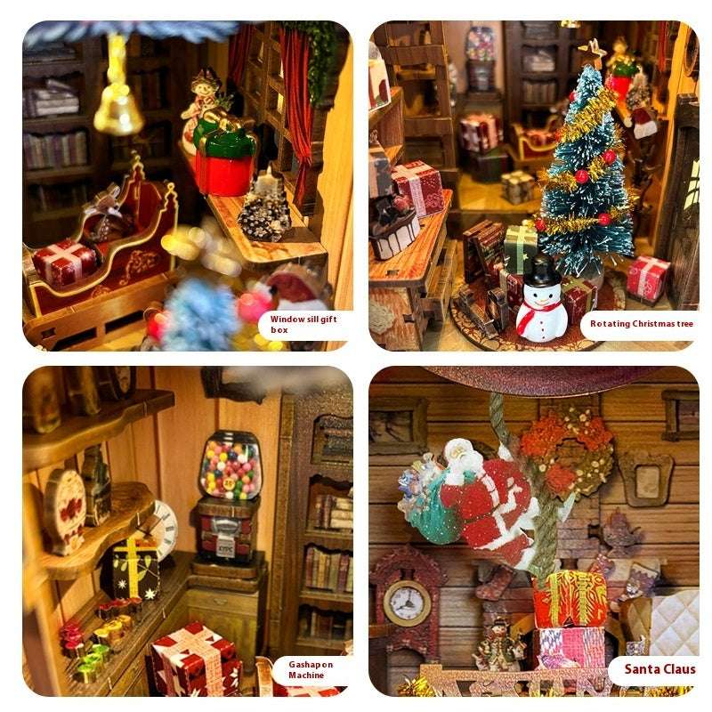 Christmas Gift Ding Ding House Book Stand DIY - globaltradeleader