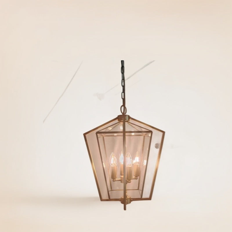 Retro Copper Industrial Style Four-head Chandelier Simple - globaltradeleader