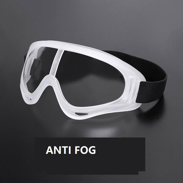 Transparent protective glasses