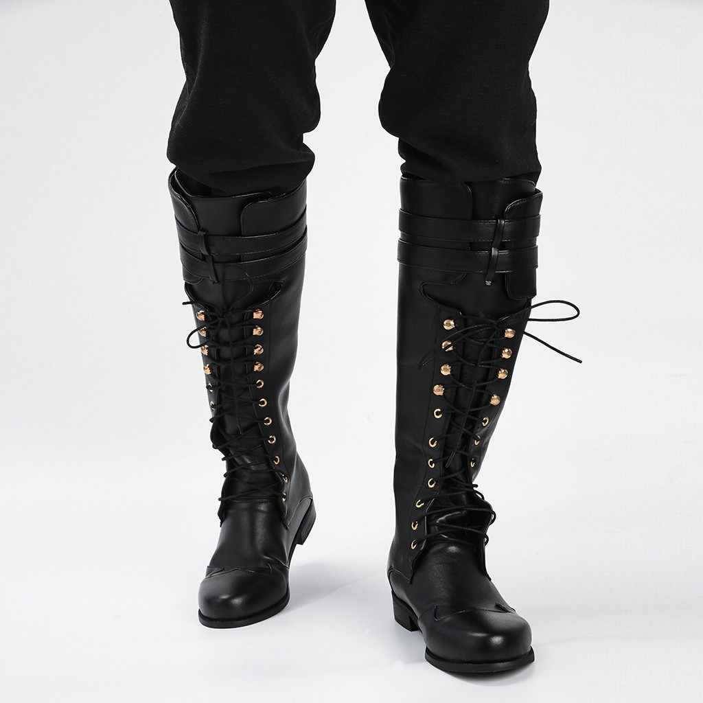 Men's shoes men's boots boots rivets - globaltradeleader