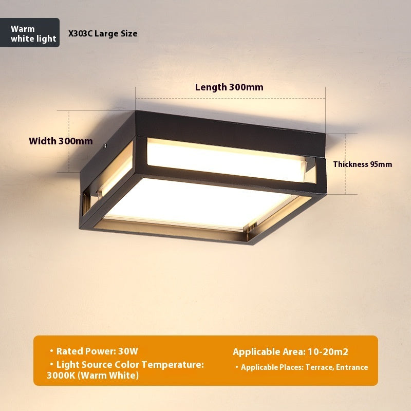 Corridor Insect-proof Ultra-thin Outdoor Ceiling Lamp - globaltradeleader