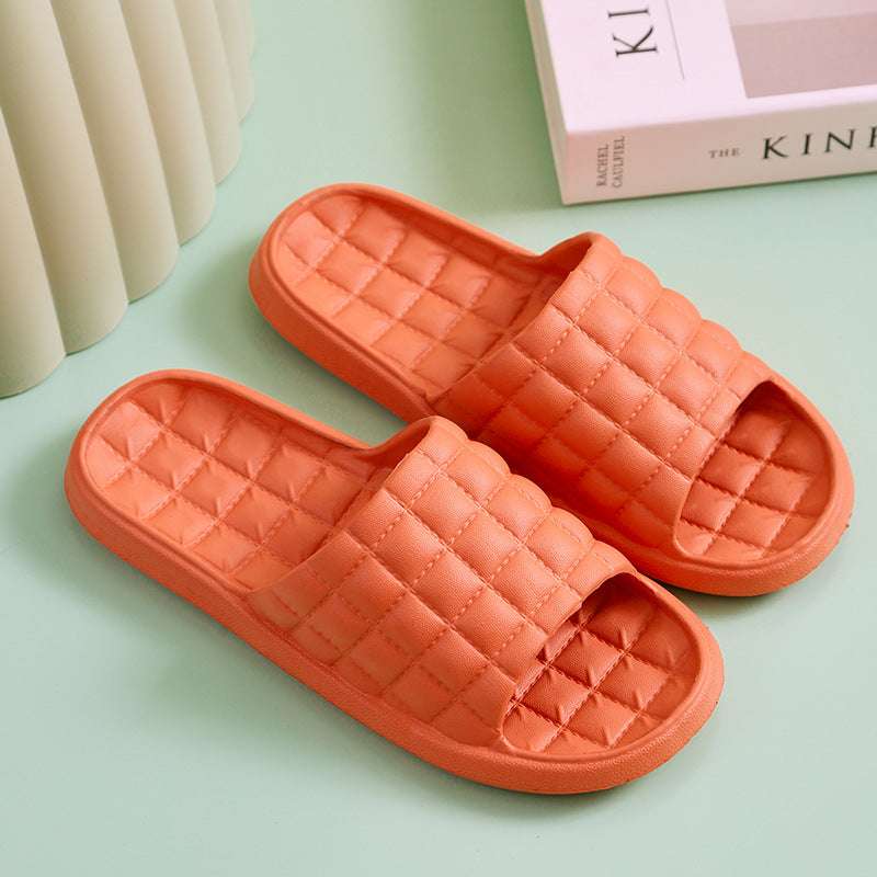 Couple Summer Slippers Bathroom Non-Slip Home Shoes Men And Women