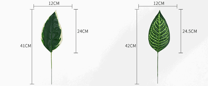 Turtle leaf simulation plant