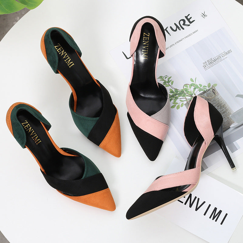 Pointed-toe stiletto heel sandals - globaltradeleader