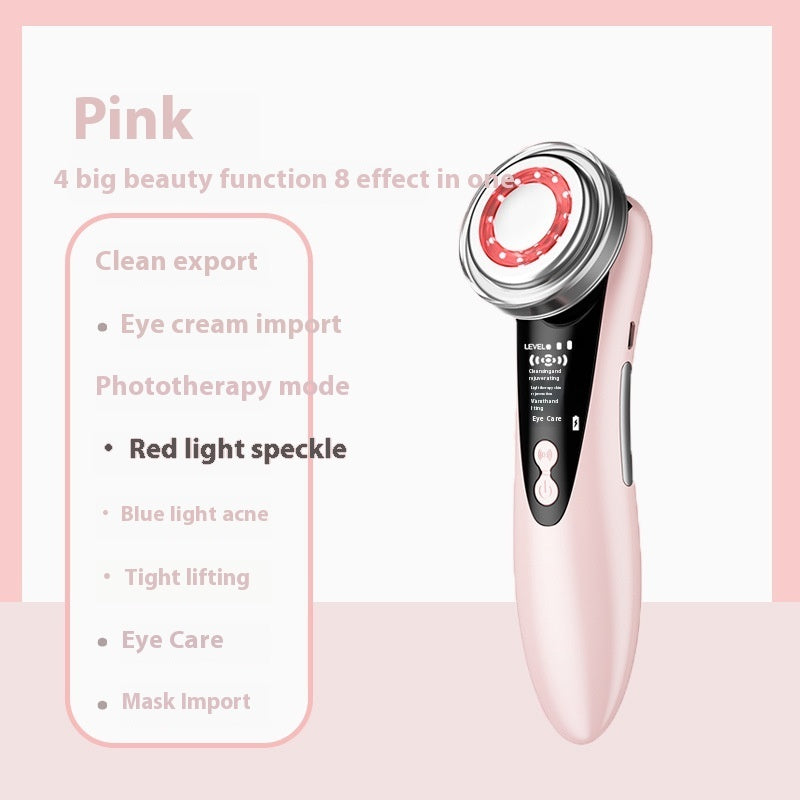 Household Color Light Beauty Instrument Micro-current Facial Massage Cleaning - globaltradeleader