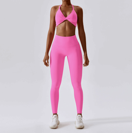 Nude Feeling Yoga Pants Hip-lifting Running Speed Dry Fitness Pants Candy Color High Waist