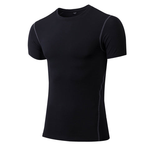 Solid color quick-drying bottoming short sleeve - globaltradeleader