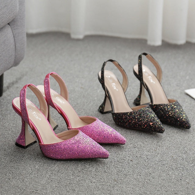 Ladies low cut high heels - globaltradeleader