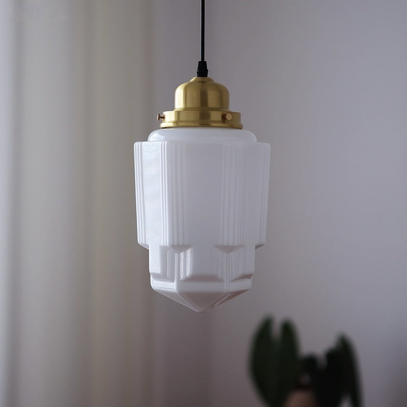 Brass Glass American Coffee Restaurant Bedroom Bedside Chandelier - globaltradeleader