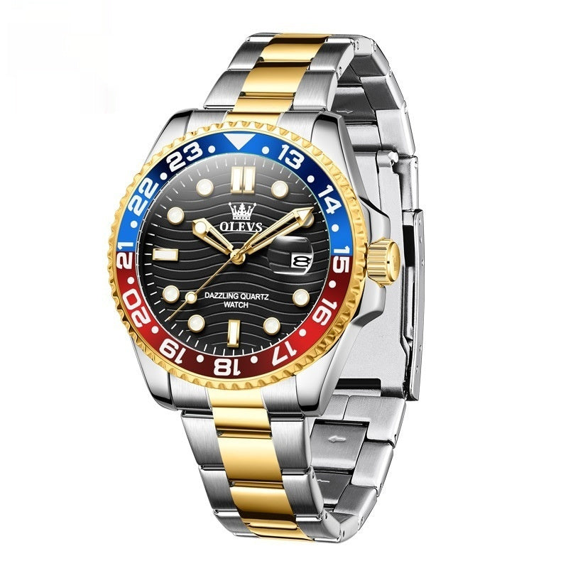 Steel Belt Business Men's Casual Quartz Watch - globaltradeleader