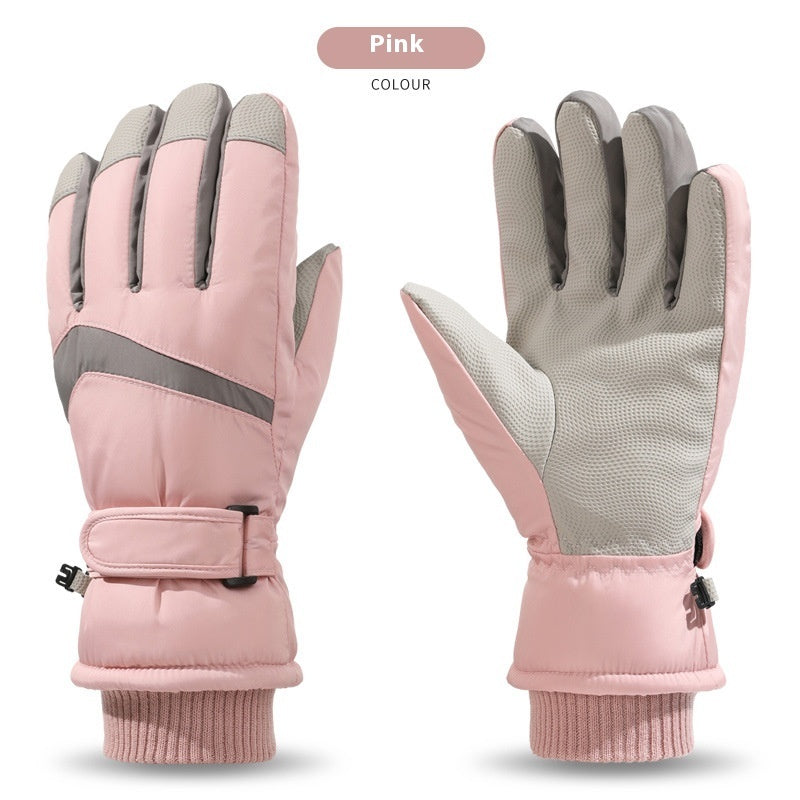 Skiing Gloves Winter Touch Screen Motorcycle Fleece-lined Warm - globaltradeleader