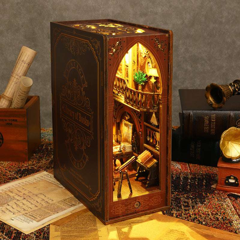 Creative Assembly 3D Three-dimensional Model Library Book Stand - globaltradeleader