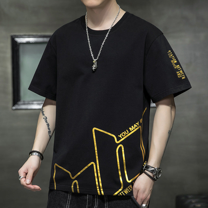 Men's Fashion Cotton Short Sleeve - globaltradeleader