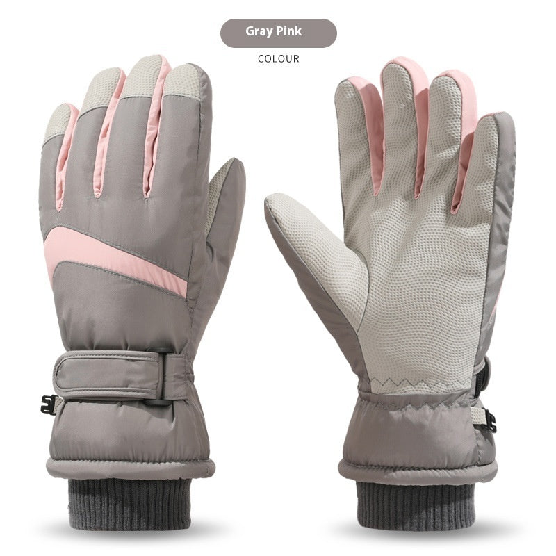 Skiing Gloves Winter Touch Screen Motorcycle Fleece-lined Warm - globaltradeleader