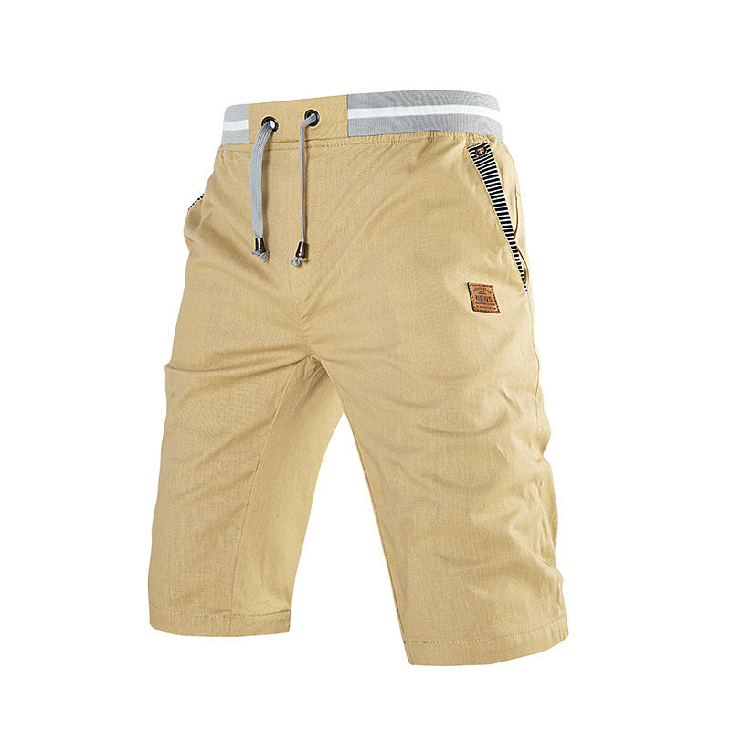 Men's Cotton Casual Cropped Pants - globaltradeleader