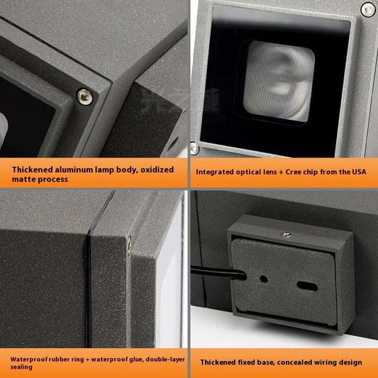 Wall Lamp Outdoor Waterproof Facade Lighting Double Head - globaltradeleader