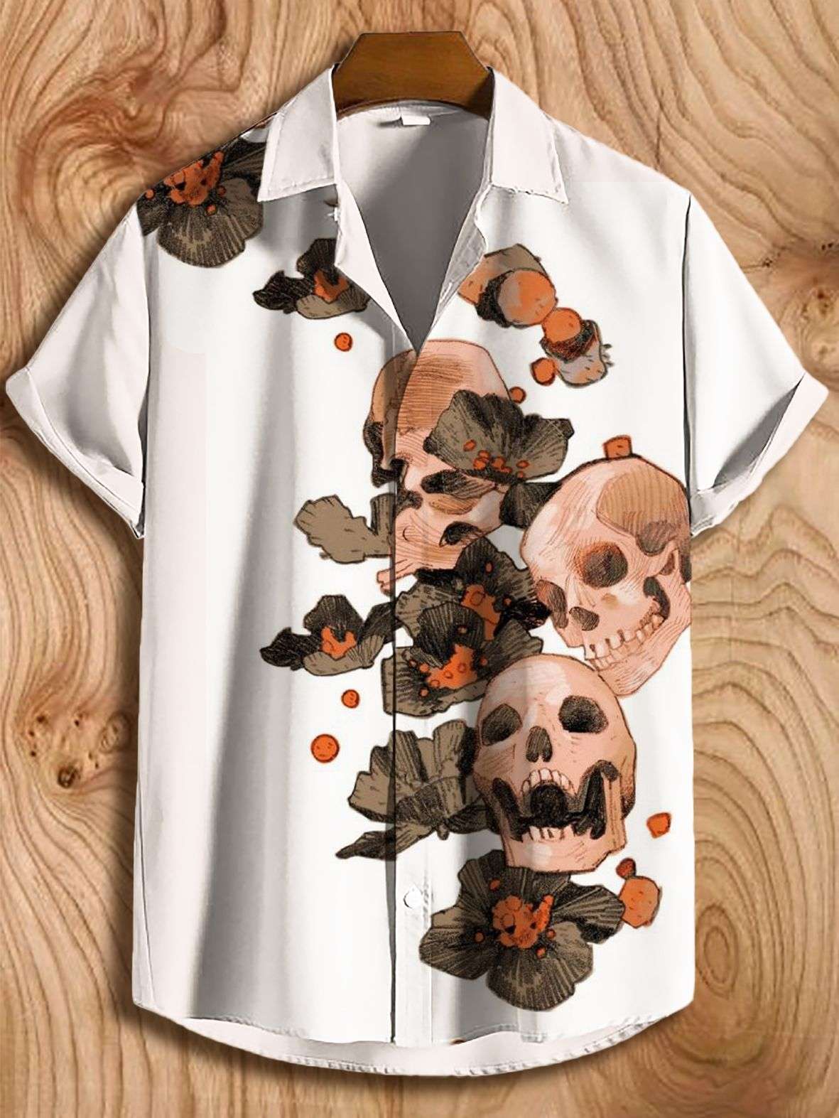 Summer Casual Printed Hawaiian Shirt Men's Vacation - globaltradeleader