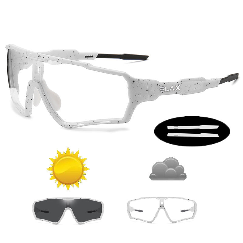 Cycling Color Changing Windproof Outdoor Sports Glasses