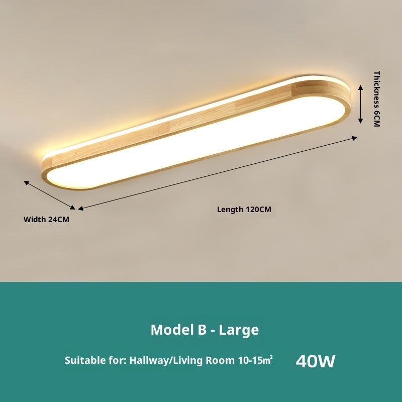 Puzzle Ceiling Lamp Strip Solid Wood Lamp - globaltradeleader