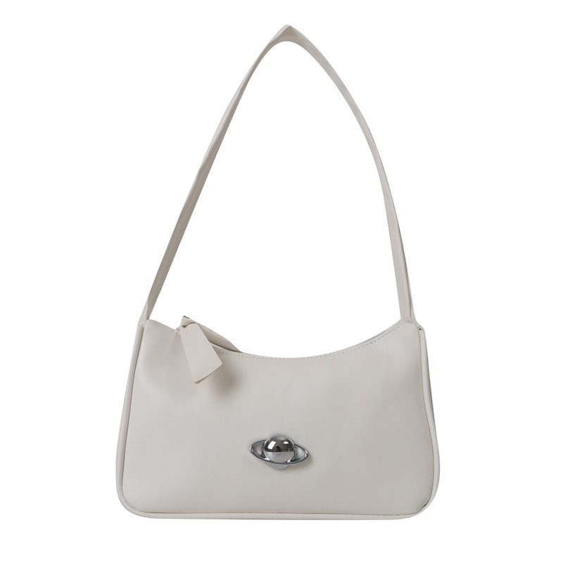 Simple Temperament Pure Color Gentle Shoulder Bag - globaltradeleader