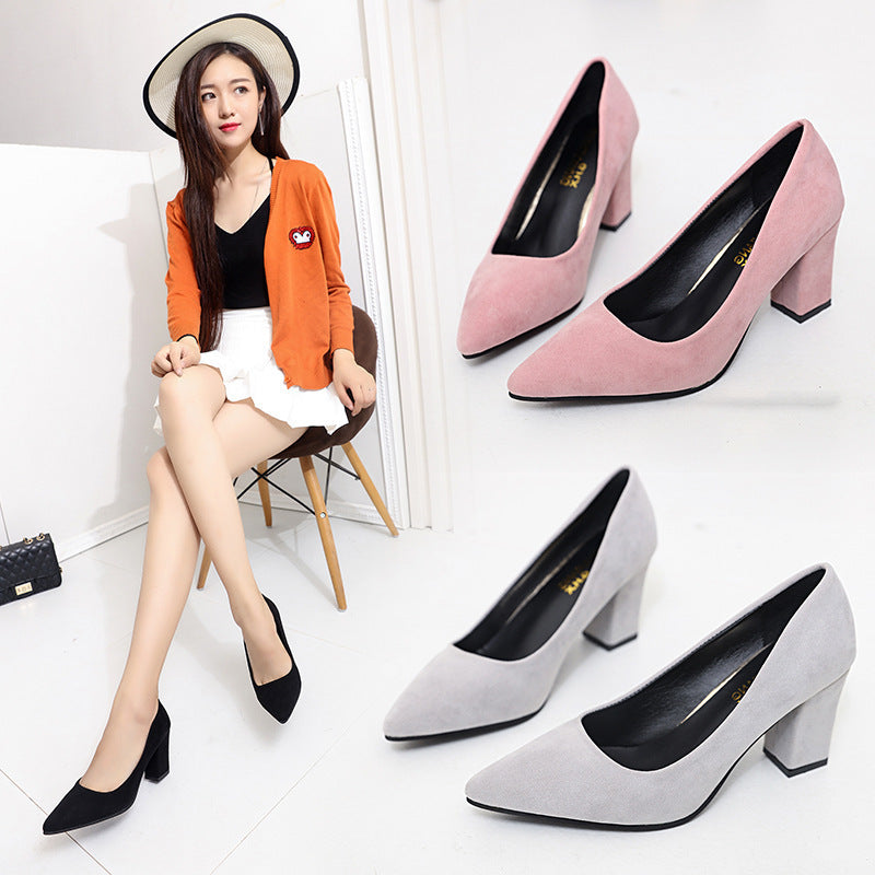 Korean Pointed Women's Shallow Mouth Shoes - globaltradeleader