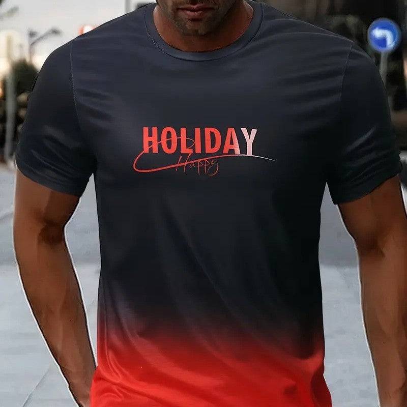 Simple Gradient 3D Printed Short Sleeve - globaltradeleader