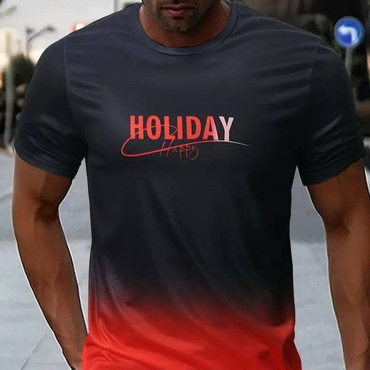 Simple Gradient 3D Printed Short Sleeve - globaltradeleader