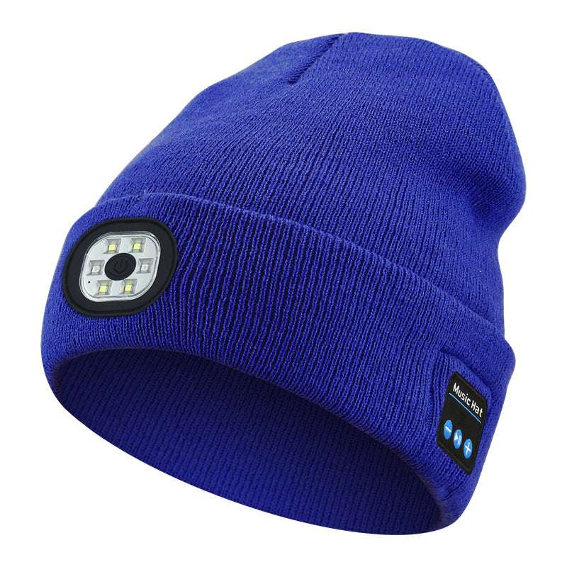 Removable And Washable Rechargeable LED Luminous Lighting Knitted Hat - globaltradeleader