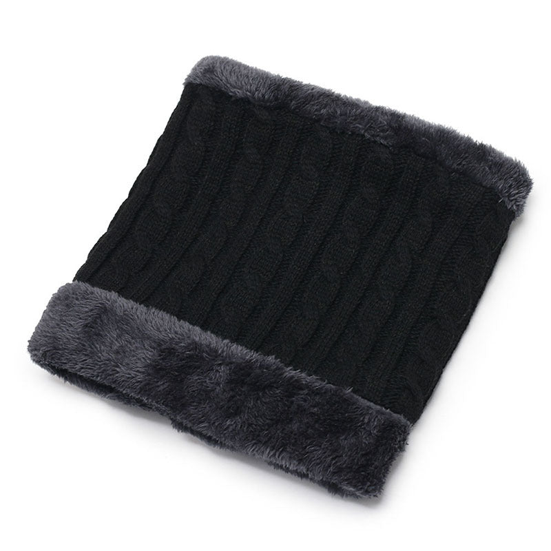 Men's Fashion Knitted Padded Warm Scarf