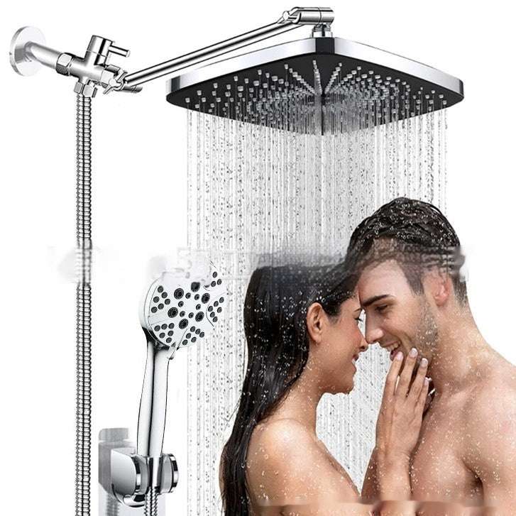 3-function Handheld Nozzle Elegant Black Shower Head Suit - globaltradeleader