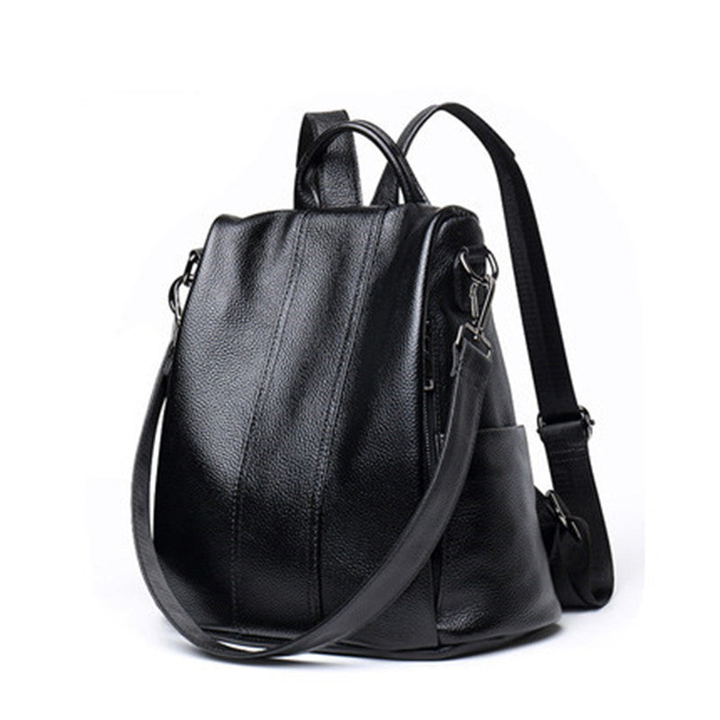 Fashion Backpack Genuine Leather Women - globaltradeleader