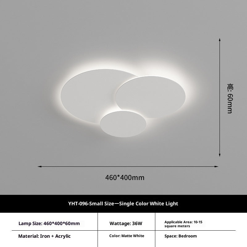 Simple Modern White Round Combination Ceiling Lamp - globaltradeleader