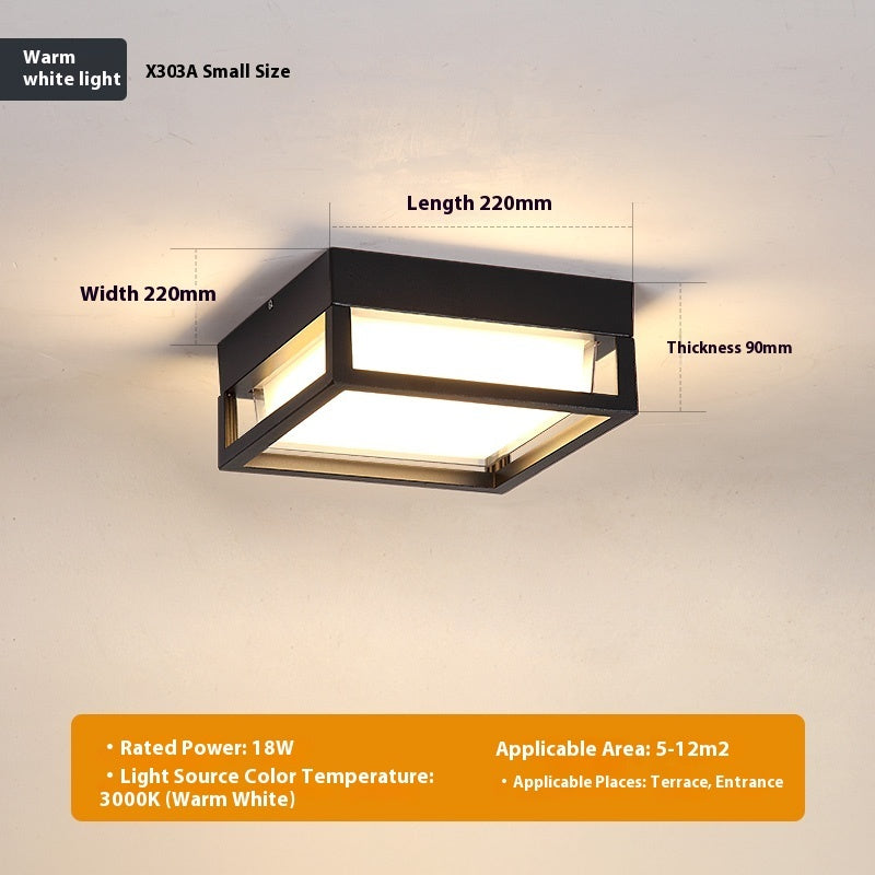 Corridor Insect-proof Ultra-thin Outdoor Ceiling Lamp - globaltradeleader