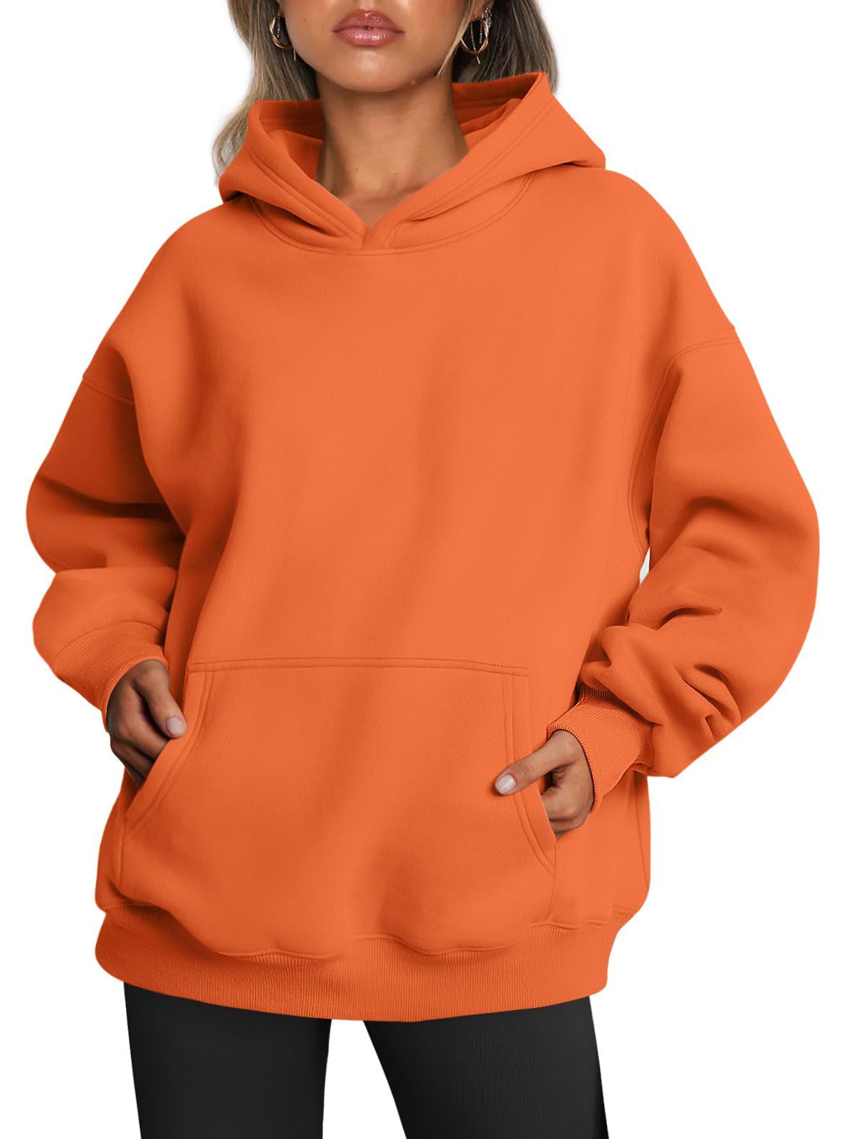 Women's Oversized Hoodies Fleece Loose Sweatshirts With Pocket Long Sleeve Pullover Hoodies Sweaters Winter Fall Outfits Sports Clothes - globaltradeleader