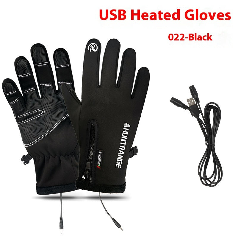 USB Electric Heating Heating Gloves Winter Outdoors Sports Skiing Warm Waterproof Non-slip - globaltradeleader