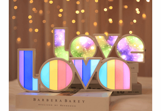 Valentines Day Decor LED LOVE Light Valentines Day Gift For