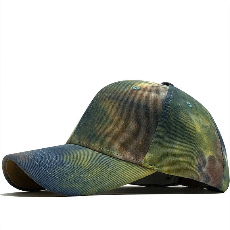 Tie-dye Baseball Peaked Cap Outdoor Casual Sun-proof Hat - globaltradeleader