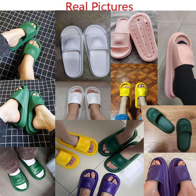 Soft Slippers EVA Home Shoes For Women Men Non-slip Bathroom Slippers