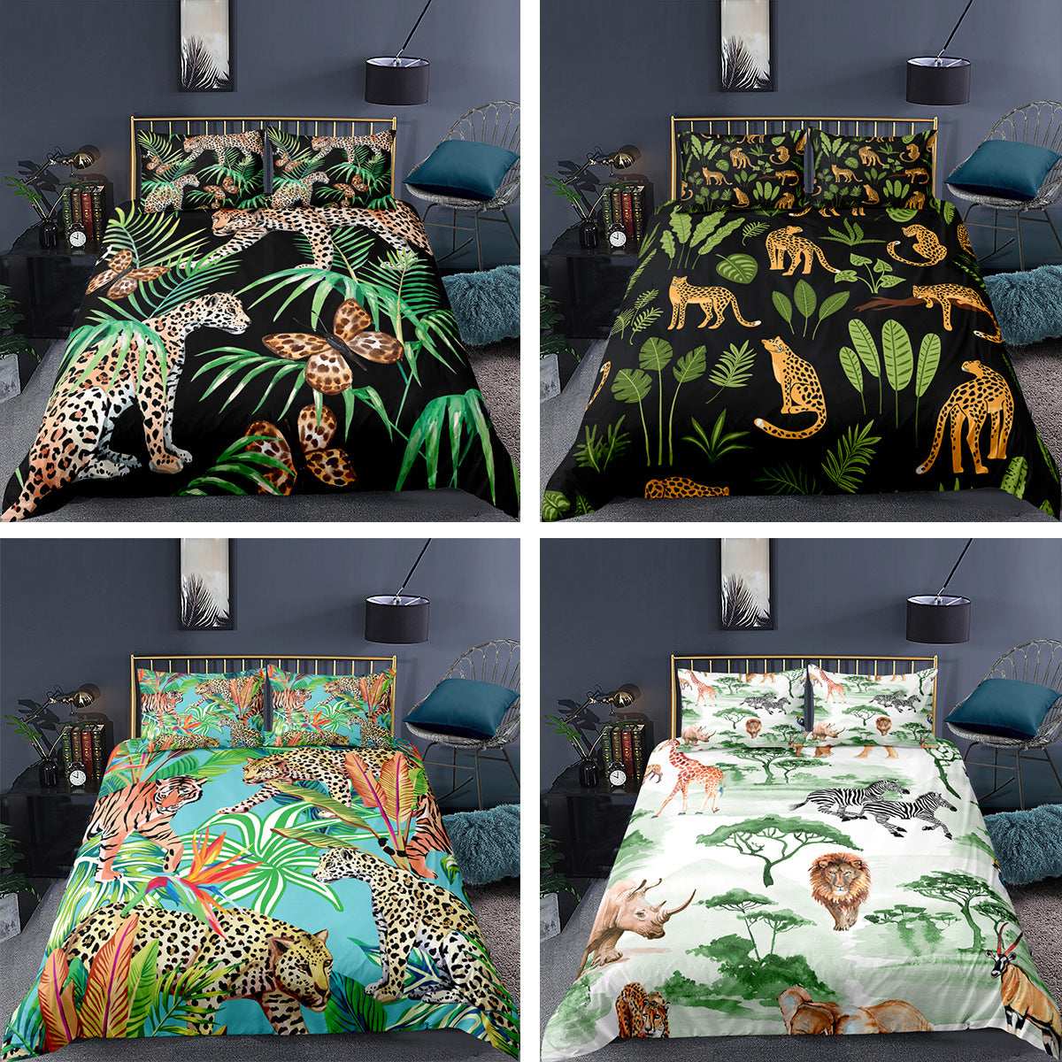 Digital Printed Bedding Home Textile Quilt Cover
