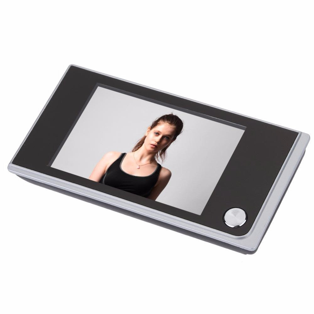 3.5 inch Video Digital Door Camera Doorbell 120 Degree Angle Peephole Viewer Eye