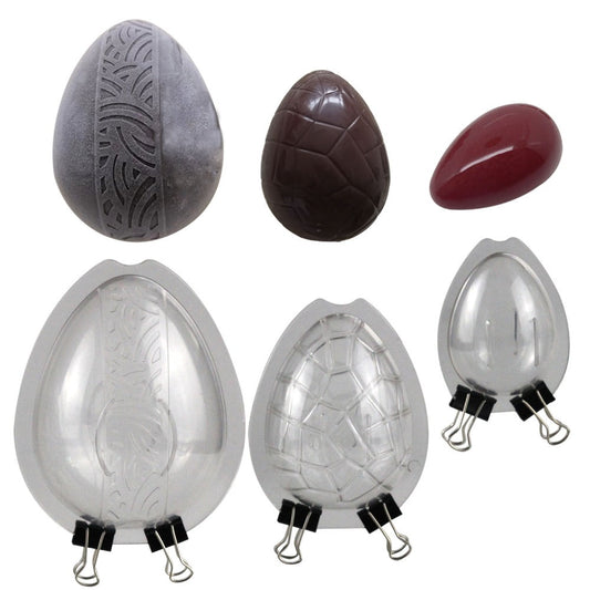 3 Style Easter Dinosaur Egg Chocolate Mold Confectioner