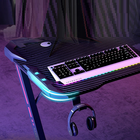 E-sports Table Household Table With Lamp - globaltradeleader