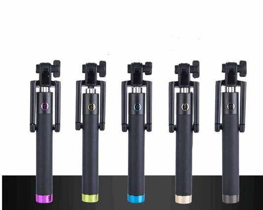 Three generations of line-controlled self-timer rods Telescopic rods self-timer rods Convenient self-timer rods three generations of self-timer rods factory direct